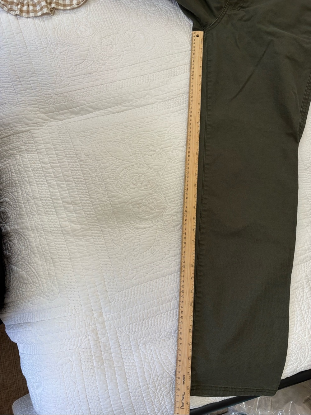 G.H Bass and Co Olive Green Utility Cargo Pants - Picture 4 of 6